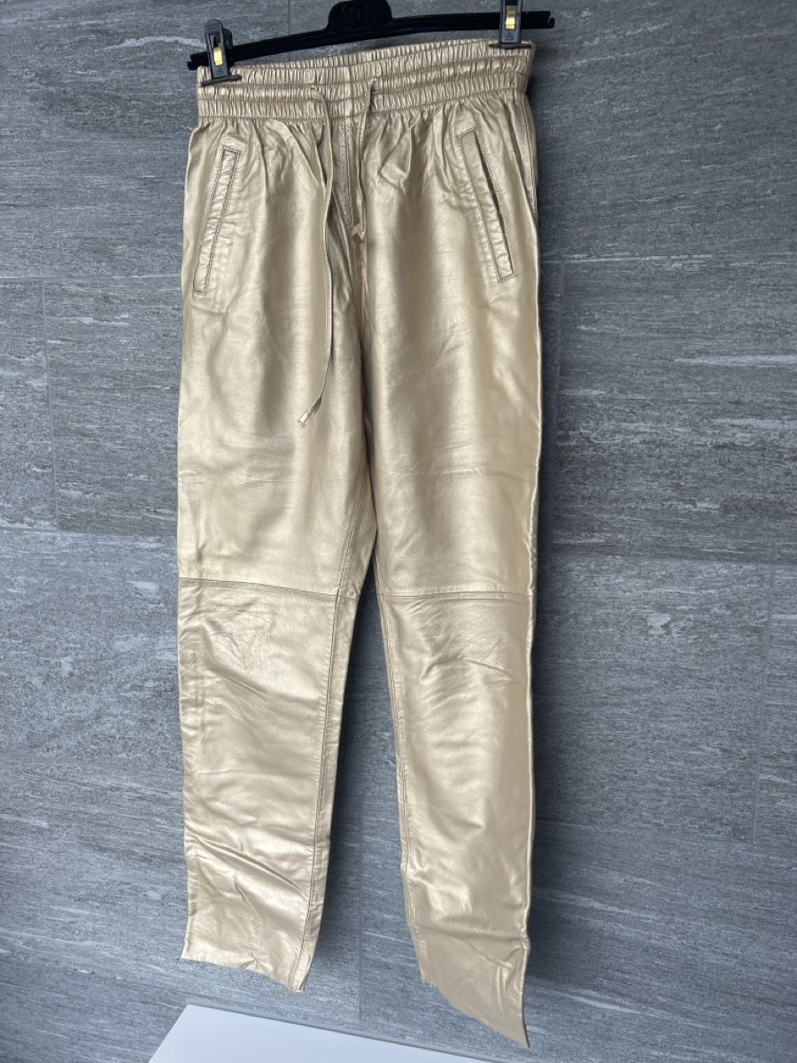 Pantaloni: Leder Oakwood Jogginghose gold  S – Usato da Luzern venduto da TIsabel 2