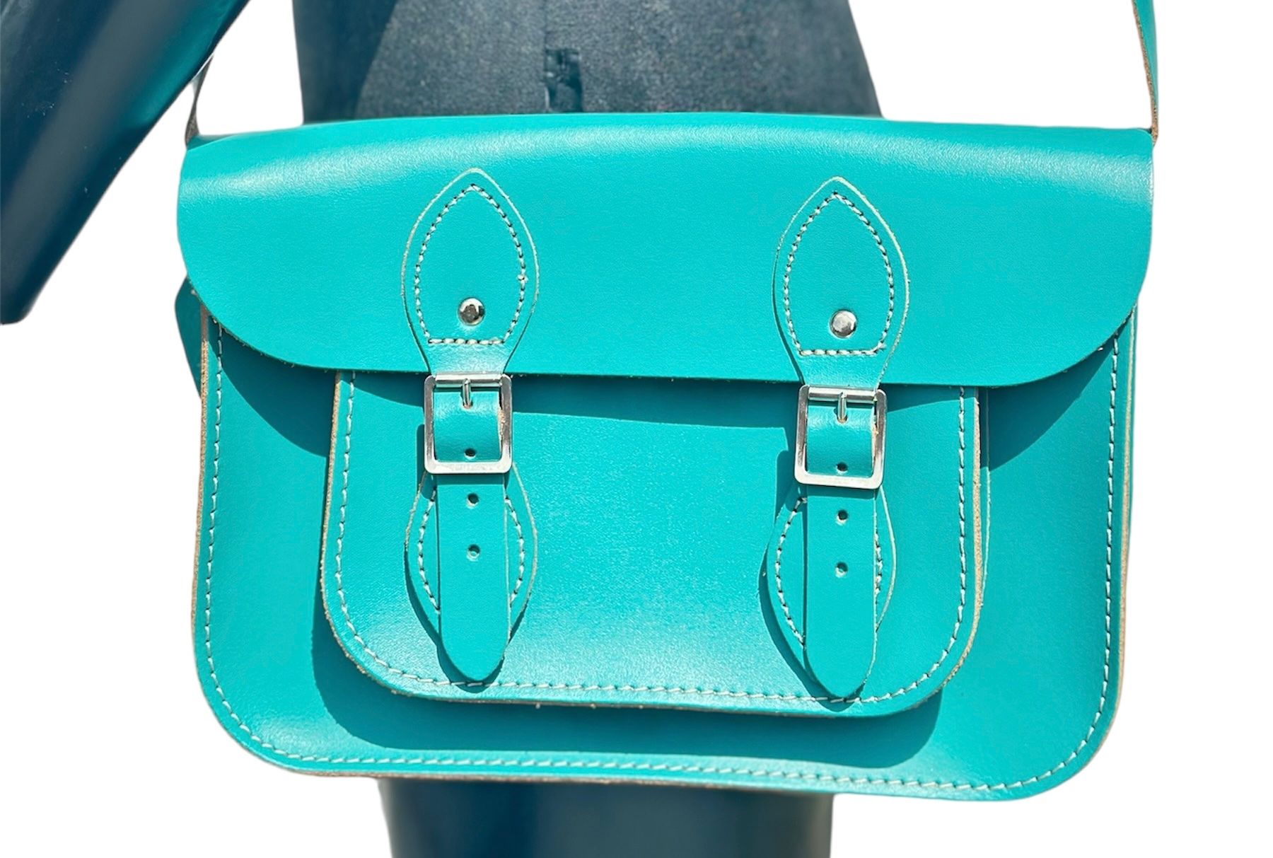 Borse da donna: Ledertasche türkis - neu – Nuovo (secondo la descrizione) da Zufikon venduto da Modestil365