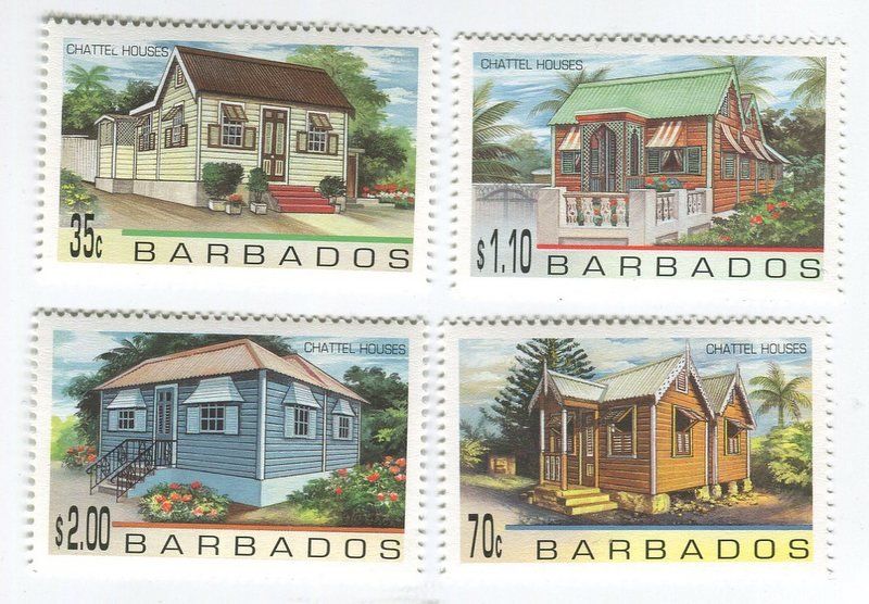 Tutti i francobolli: Briefmarken "Häuser". Barbados – Nuovo e nell'imballaggio originale da Basel venduto da Butsch5