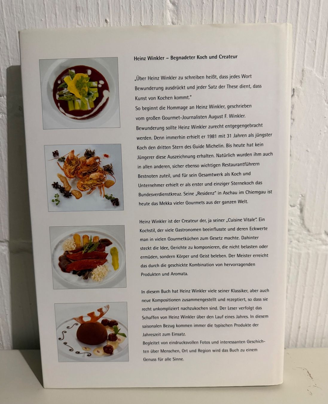 Libri: Kochbuch von Heinz Winkler – Usato da Männedorf venduto da Suvretaner 1