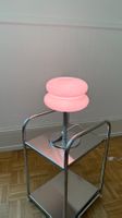 Vintage Glaslampe in Pink