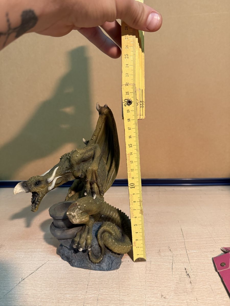 Statuette: Unique Dragon Statue Candle Holder - Perfect Decor Piece – Usato da Lausanne venduto da artnouveau04 5