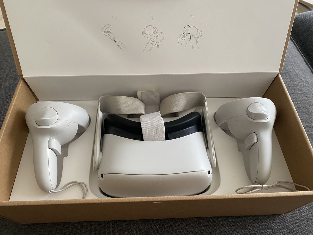 Meta Casque VR: Meta Quest 2 VR Brille 128 GB – D'occasion à Ramiswil par A.R.92 1