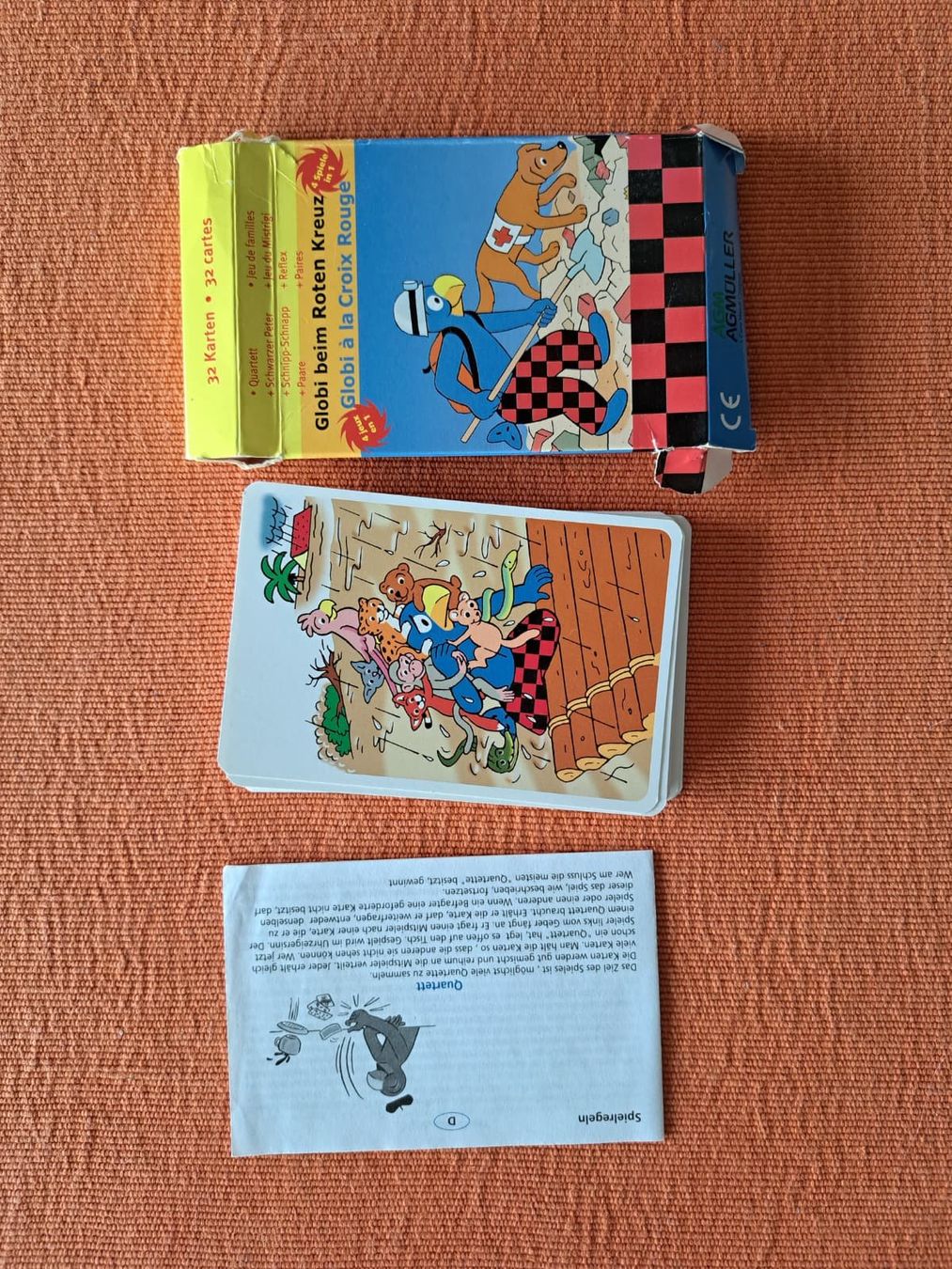 Giochi: Quartett "Globi beim Roten Kreuz" – Usato da Biel-Benken BL venduto da Salomonssiegel 1