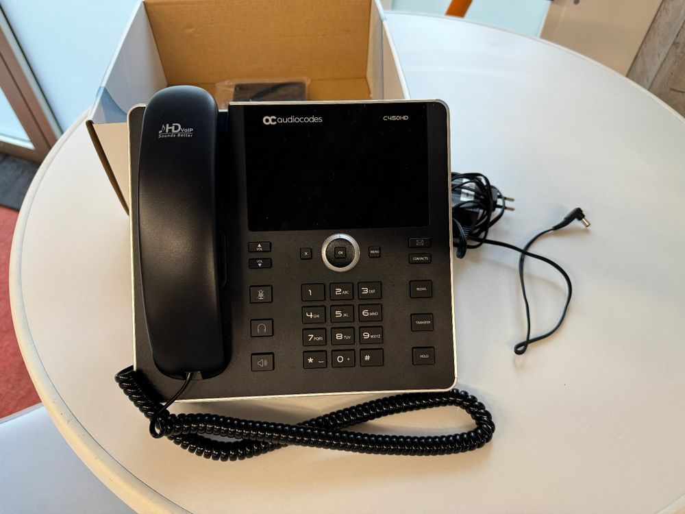 AudioCodes C450HD IP-Telefon für Microsoft Teams | Kaufen auf Ricardo