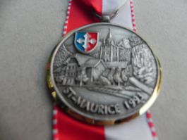 Medaille Schweizer Ort St. Maurice Kanton Wallis VS 1993