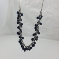 Elegante Halskette mit Navy-Blauen Perlen – Modeschmuck! 508