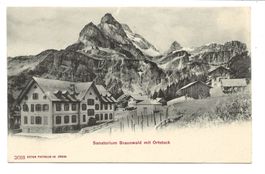 Braunwald (GL) Sanatorium - Ortstock - um 1900