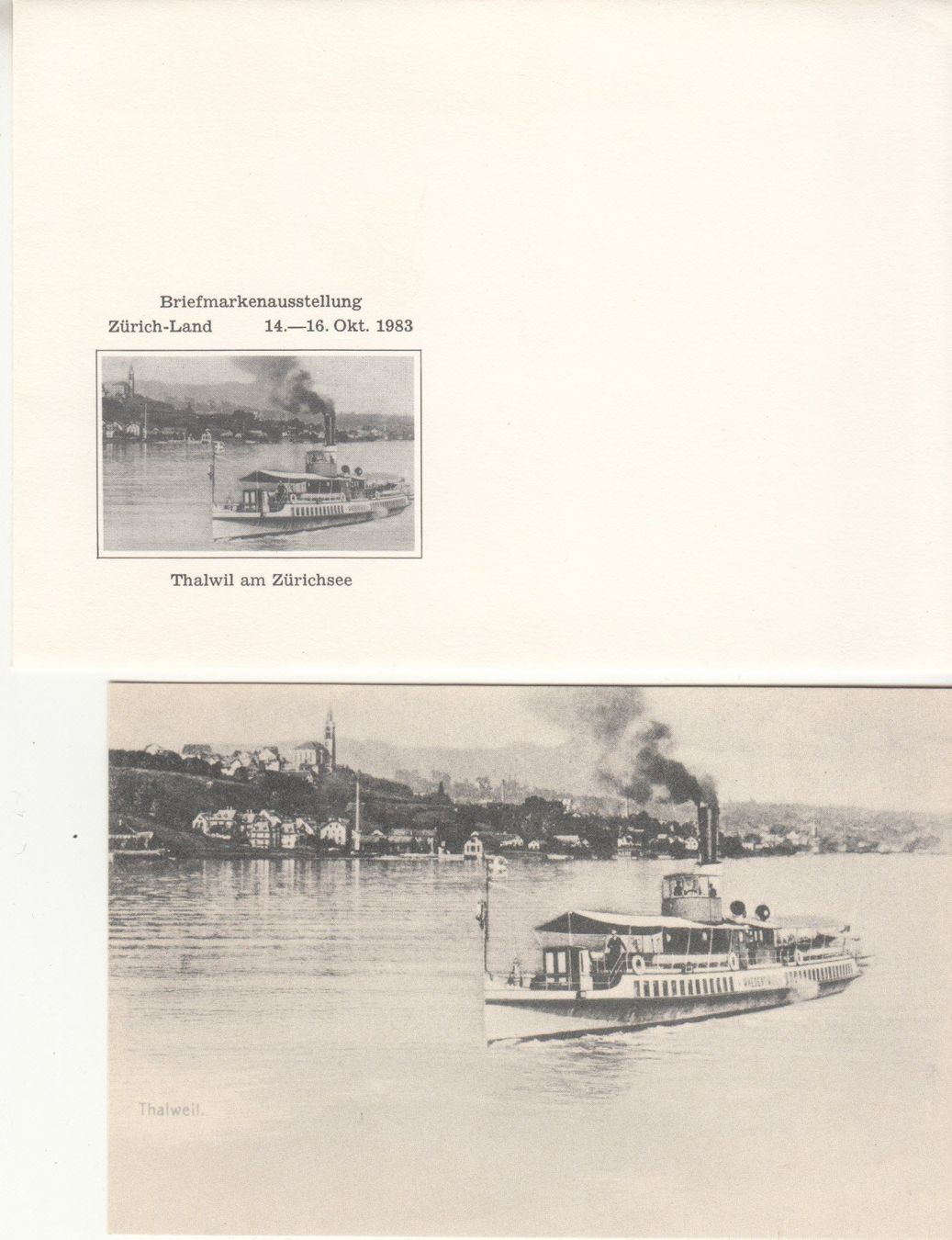 Alle Briefmarken: Briefmarkenausstellung Thawil 1983 – Gebraucht aus Bürglen TG von StampGraf
