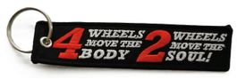 4 wheels - 2 wheels - Schlüsselanhänger  (neu/OVP)