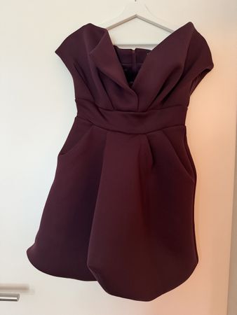 ASOS DESIGN Dress Plum Size UK 10 EU 38 worn once