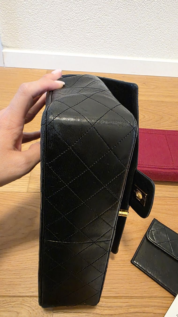 Chanel Borse da donna: Chanel Classic Medium Flap Lammleder – Usato da Obergerlafingen venduto da Nismo08 7