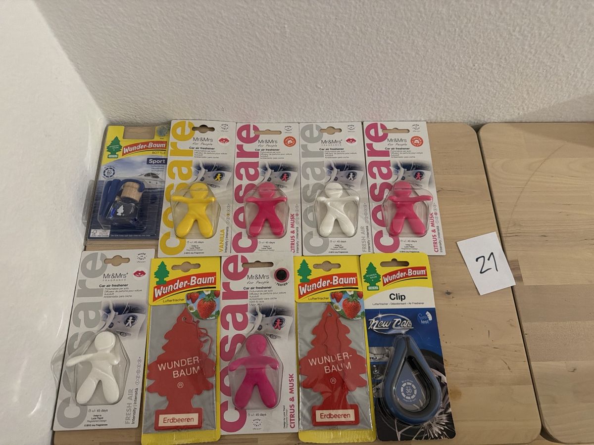 Lufterfrischer: Autoduftbäume 10stk diverse 21 – Neu und originalverpackt aus Kloten von sze_wb99