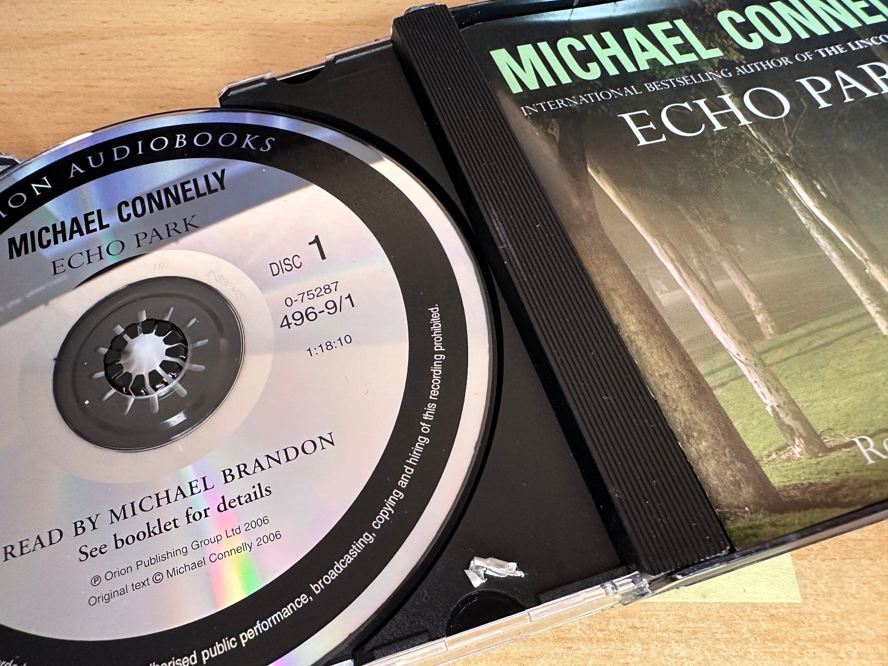 Audiolibri: Michael Connelly – Echo Park – Usato da Rikon im Tösstal venduto da Alpenmutz 2