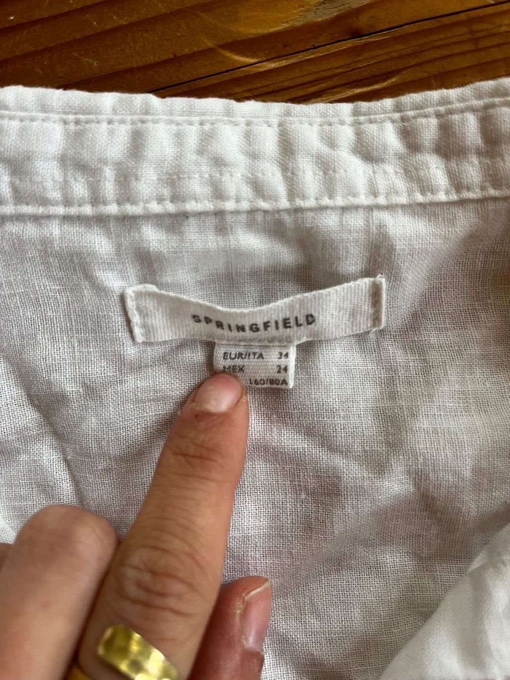 Blusen: Leinenbluse Springfield – Gebraucht aus Unterlunkhofen von sch_x8tf 2