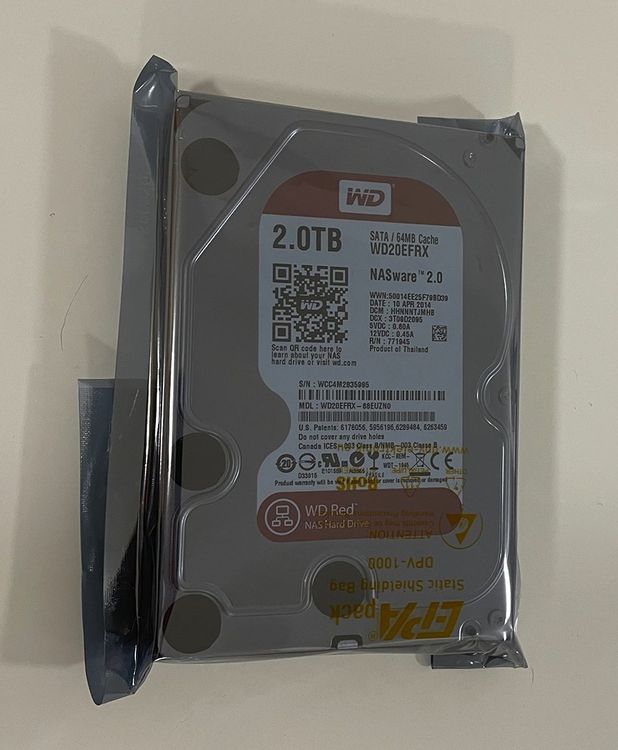 WD RED 2TB WD20EFRX | Kaufen auf Ricardo