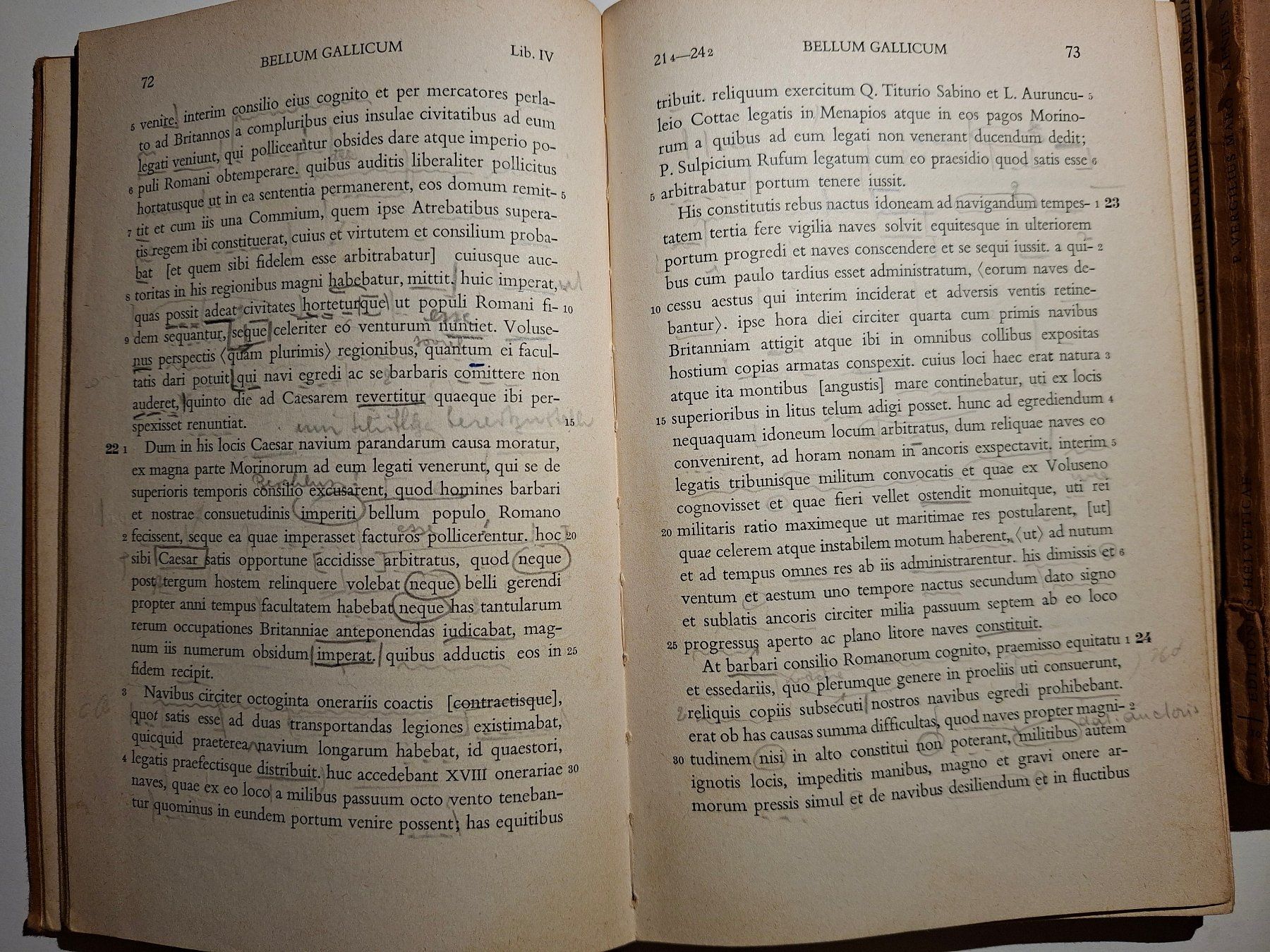 Libri: Caesar - Commentarii Belli Gallici - Editiones Helveticae – Usato da Dietikon venduto da Buchantiqdietikon 1