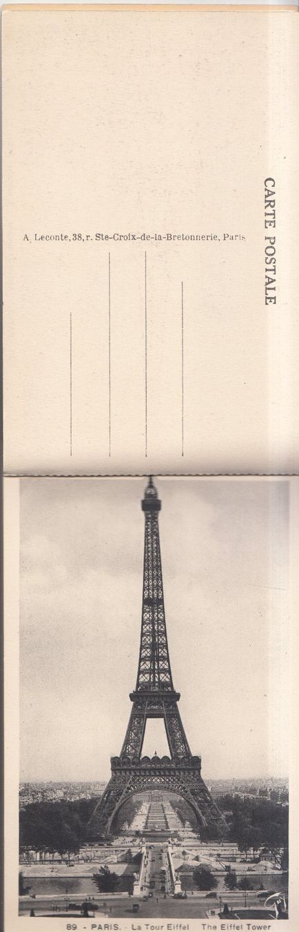 Cartoline postali: Paris Karten Büchlein 40 Karten ca. 1935 – Usato da Bürglen TG venduto da StampGraf 3