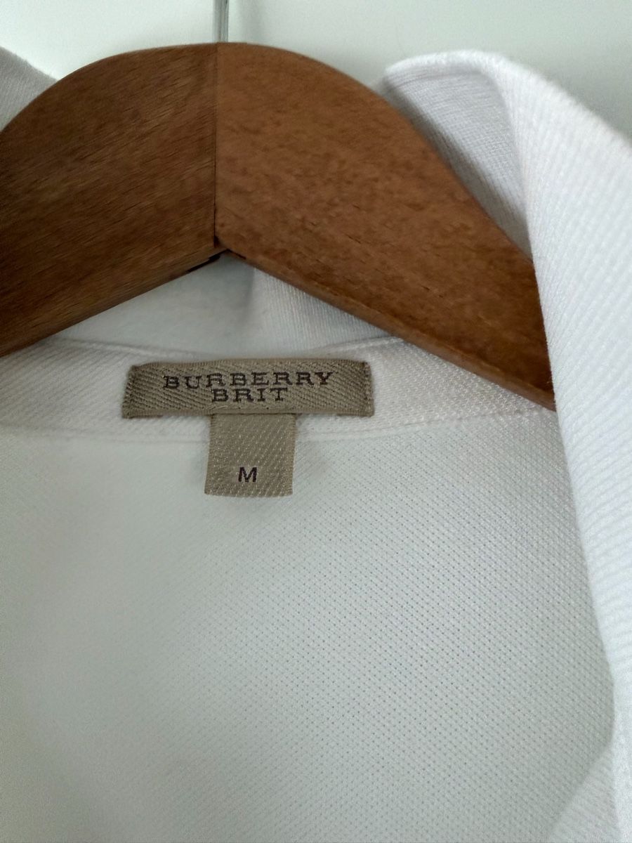 Burberry Magliette Polo: Polo Burberry blanc taille M homme – Usato da Villaz-St-Pierre venduto da pepe86 3