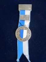 Medaille Auszeichnung mit emailliertem Kantonswappen Luzern