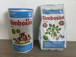 Bimbosan Bio Folgemilch und Bisoja, originalverpackt, ungeöf