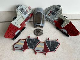 Lego Star Wars - set 75135 jedi interceptor (incomplet)