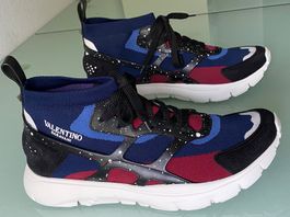 VALENTINO GARAVANI Sound Sock Camouflage Hi Top Sneaker 42