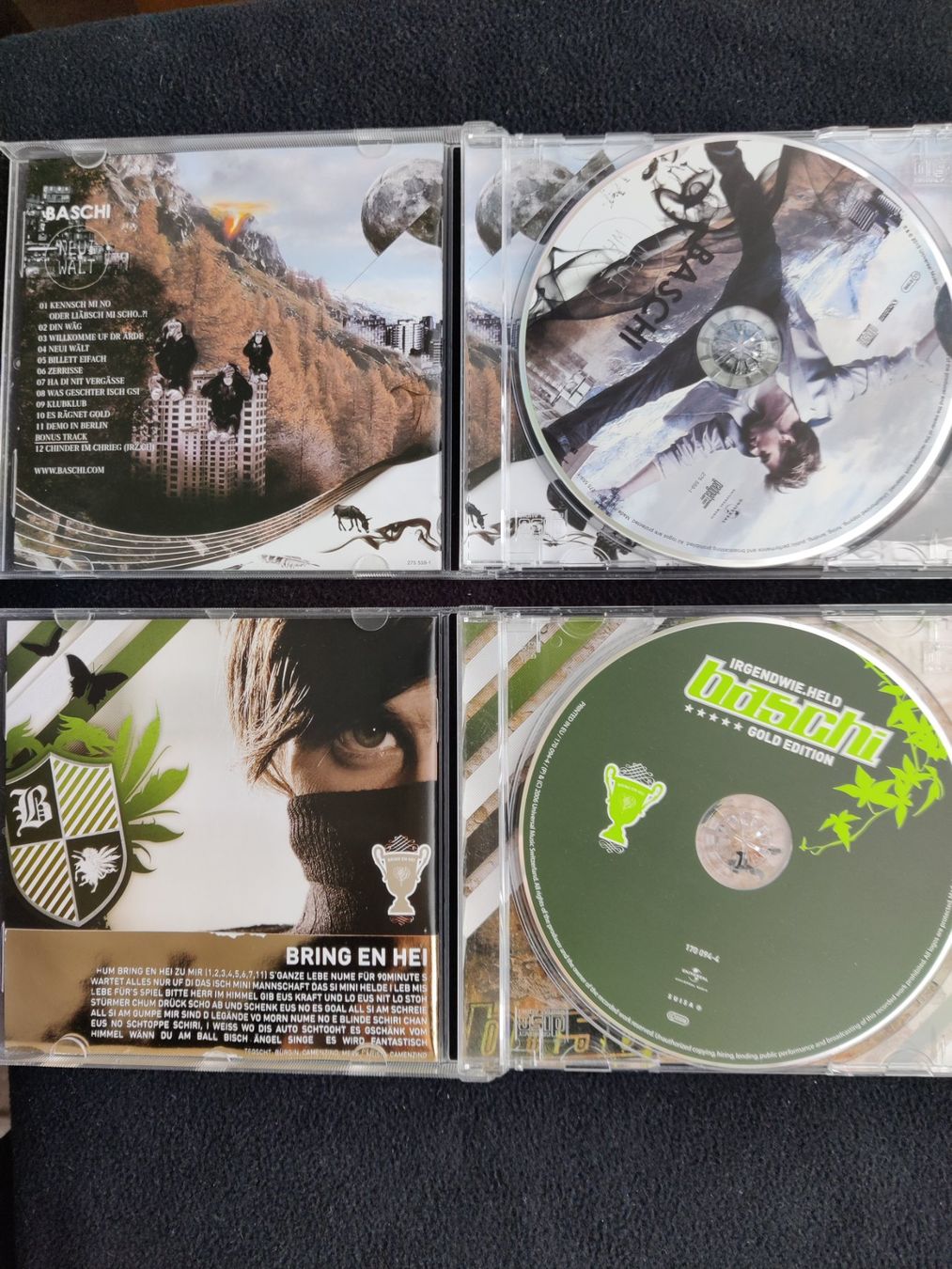 CD: 2 CD -  Baschi (Neui Wält / Irgendwie.Held) – Usato da Muttenz venduto da IkaSul 1