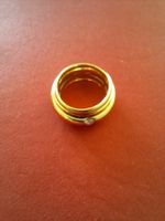 Goldring mit Diamant