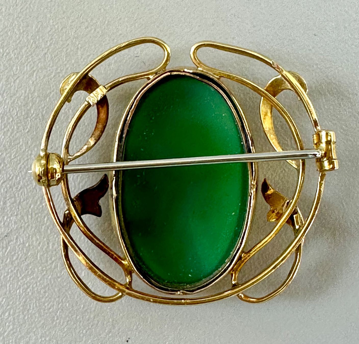 Broschen & Nadeln: VINTAGE GOLDBROSCHE “ACHAT” 18K – Gebraucht aus Zürich von NIKI777 2