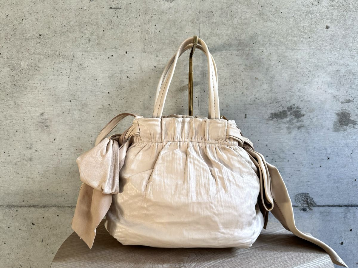 Prada Borse da donna: PRADA Nappa Bow Tote Sac Tasche – Usato da Kriens venduto da hannaandkiko 3