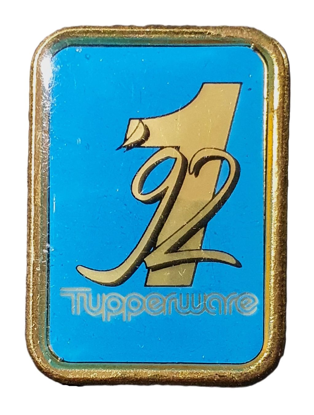 Plaketten & Abzeichen: U974 - Pin Tupperware 1992 Nr. 1 – Gebraucht aus Reinach BL von Boston-Verkauf