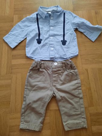 NEU, Disney Mickey Mouse Hemden und Hosen Set Grösse 62 C&A 