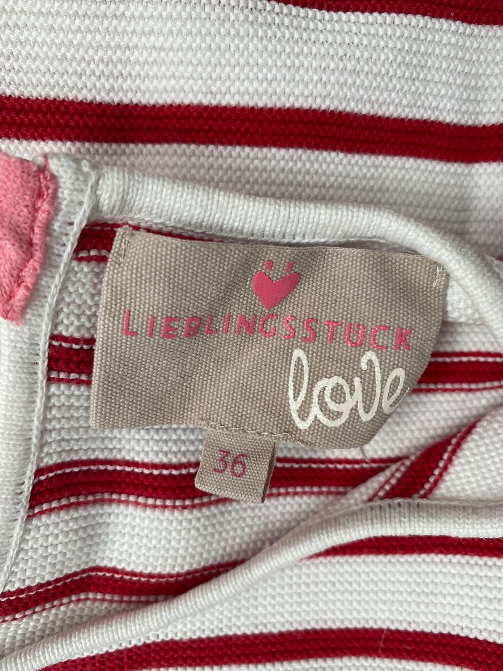 Lieblingsstück Pullover & Sweatshirts: Lieblingsstück Pullover gestreift rot/weiss/rosa – Gebraucht aus Stadel b. Niederglatt von sandart 4