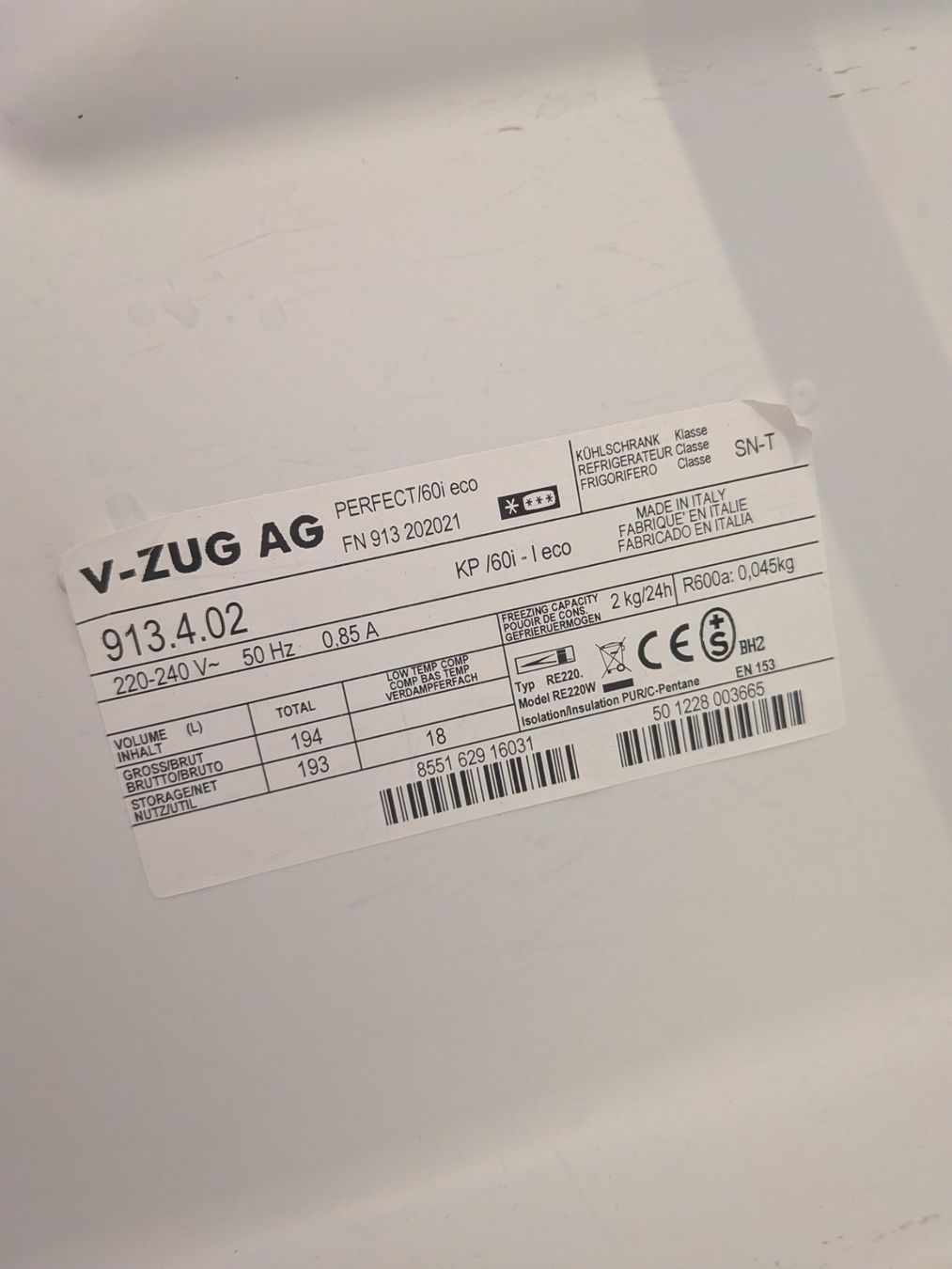 Frigoriferi: Einbaukühlschrank – Usato da Künten venduto da sheila017 3