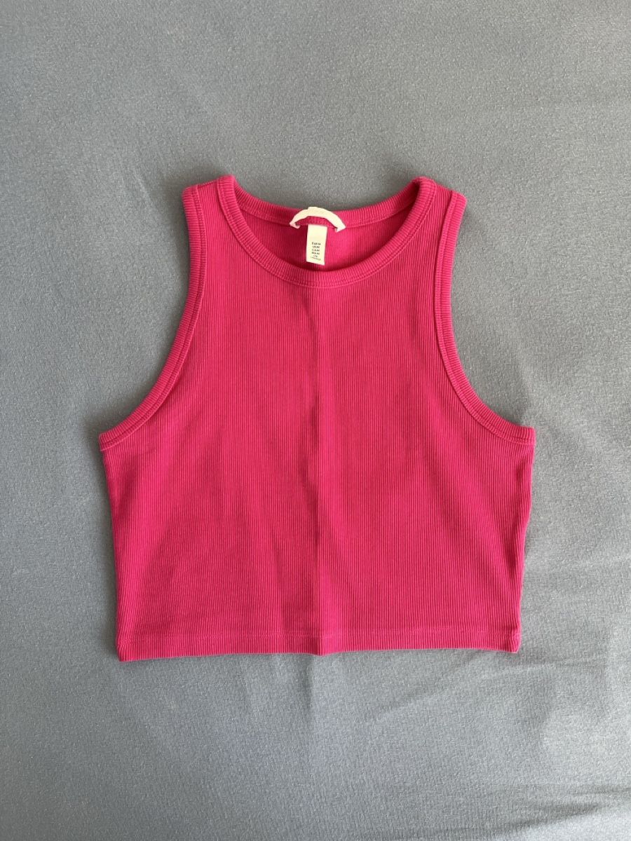 H&M Top: Haut rose – Nuovo (secondo la descrizione) da Genève venduto da giulia_almnn