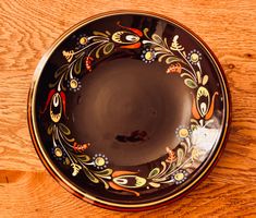 Emmentaler Keramikschale handbemalt, signiert ca. 1950-1960