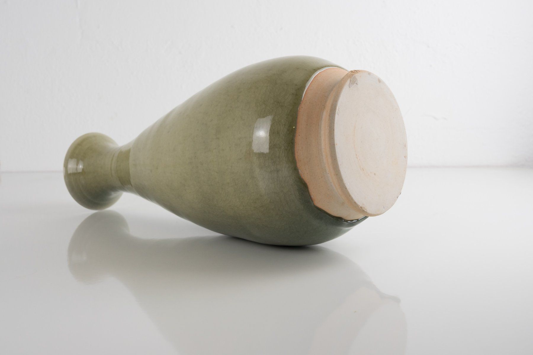 Vasen & Gefässe: Vase Keramik Ash & Crackle Nr. 1 – Gebraucht aus Schaffhausen von Studio-Ara 7