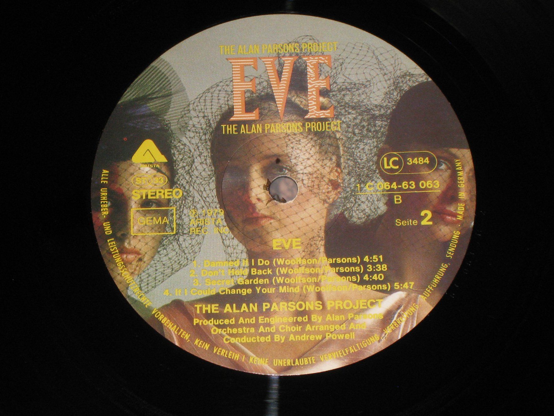 Schallplatten: LP - ALAN PARSONS PROJECT - EVE – Gebraucht aus Steckborn von Quo7 3