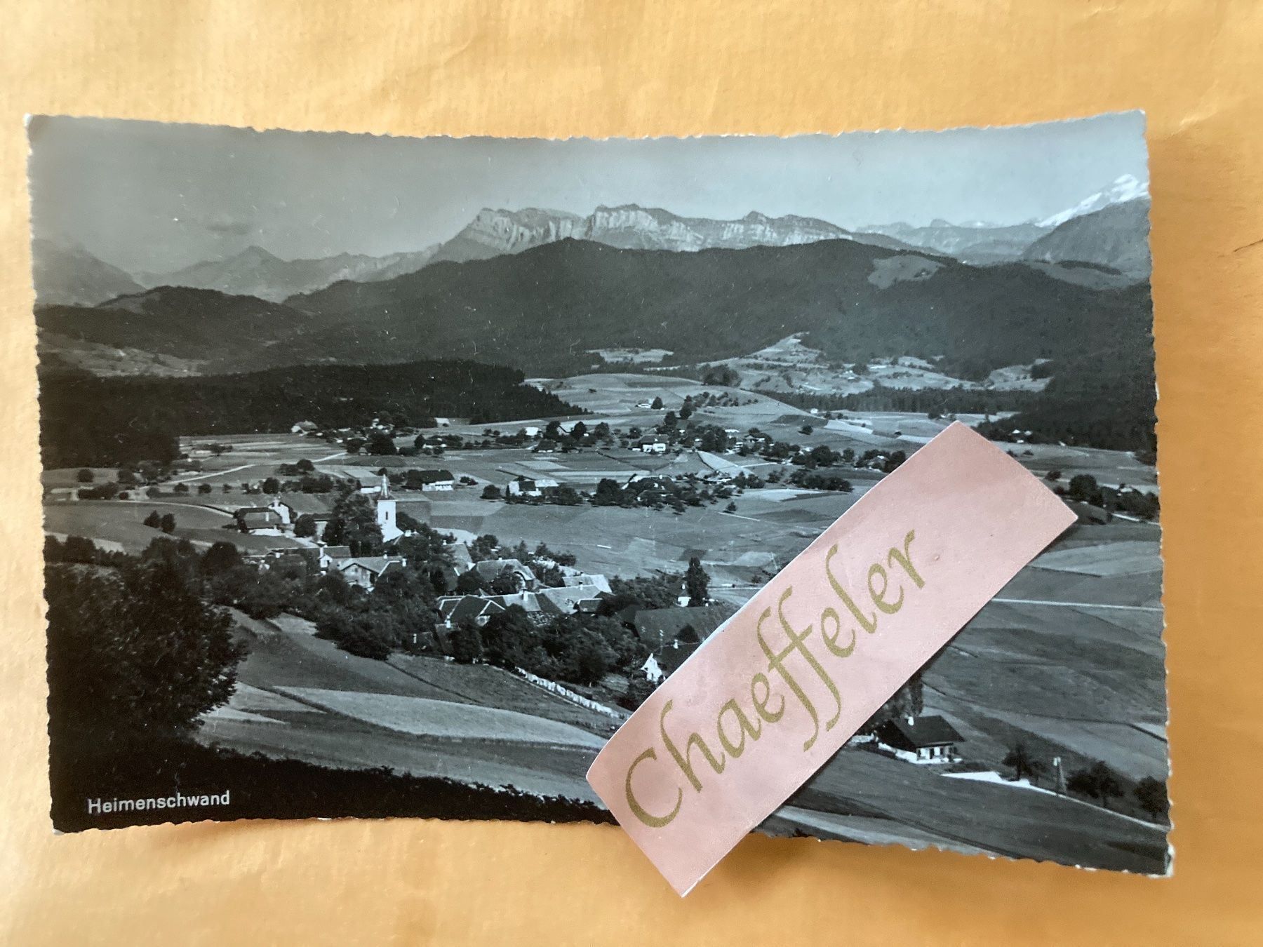 Cartoline postali: 1958. Heimenschwand – Usato da Zürich venduto da Chaeffeler