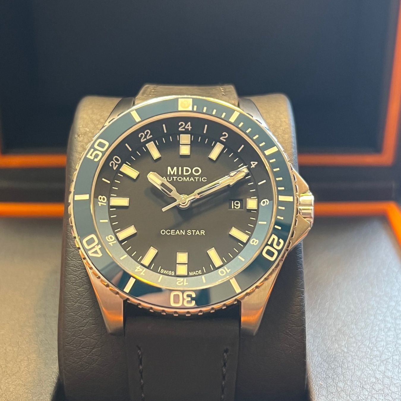 Mido Orologi: Mido Ocean Star GMT Full Set M026629A – Usato da Carouge GE venduto da Watchaser