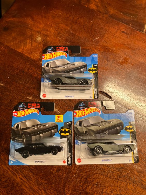 Hot Wheels Batmobile Sammlung (11Stk) Selten und Neu (Neu und