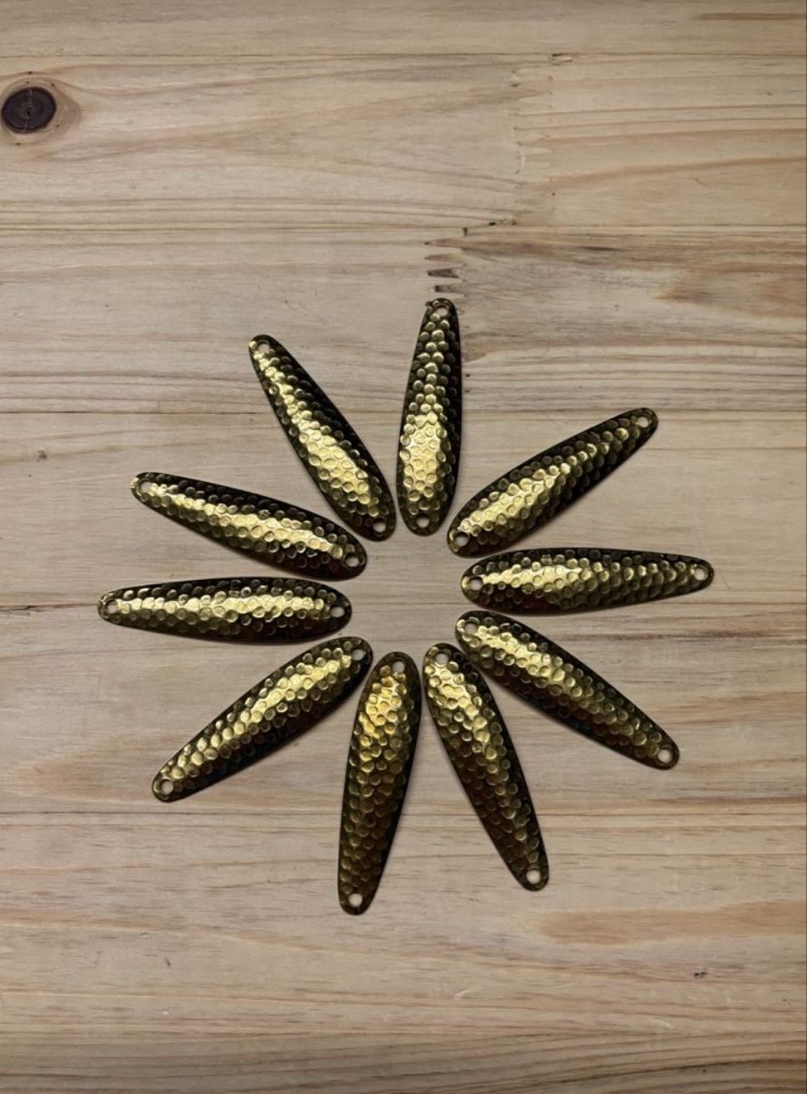 Esche: 10x Schlepplöffel Seeforelle/Saiblinge Gold NEU – Nuovo e nell'imballaggio originale da Thierachern venduto da 19Fischer95