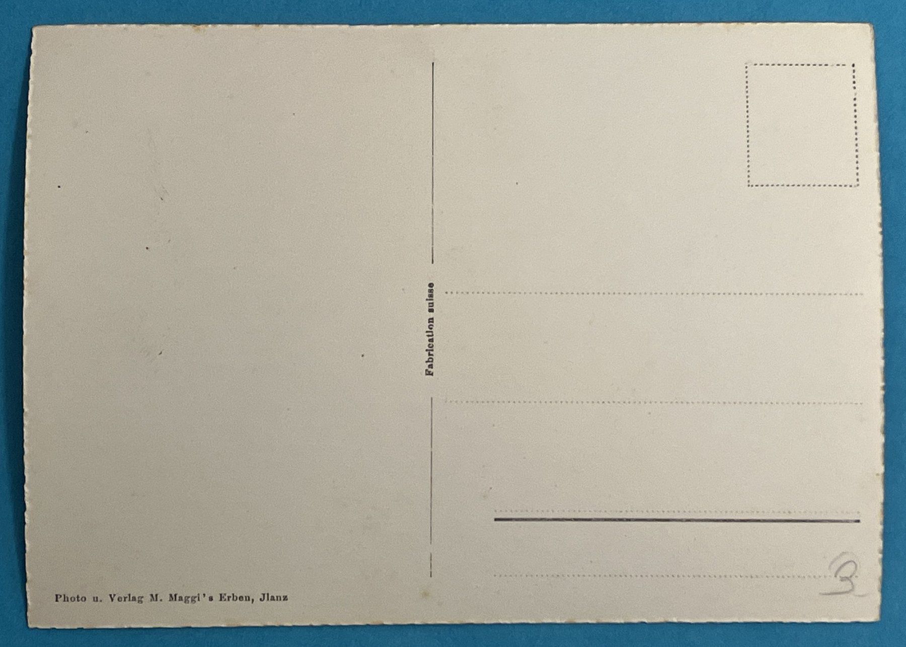 Cartoline postali: OBERTOR ILANZ (GLION) – Nuovo (secondo la descrizione) da Oberwil BL venduto da SALOB 1