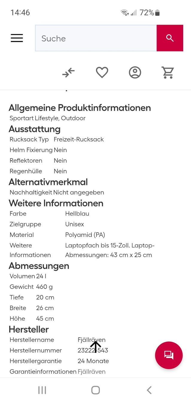 Fjällräven Zaini: Fjällraven Foldsack 24l, blau – Nuovo (secondo la descrizione) da Interlaken venduto da mar_65xg 1