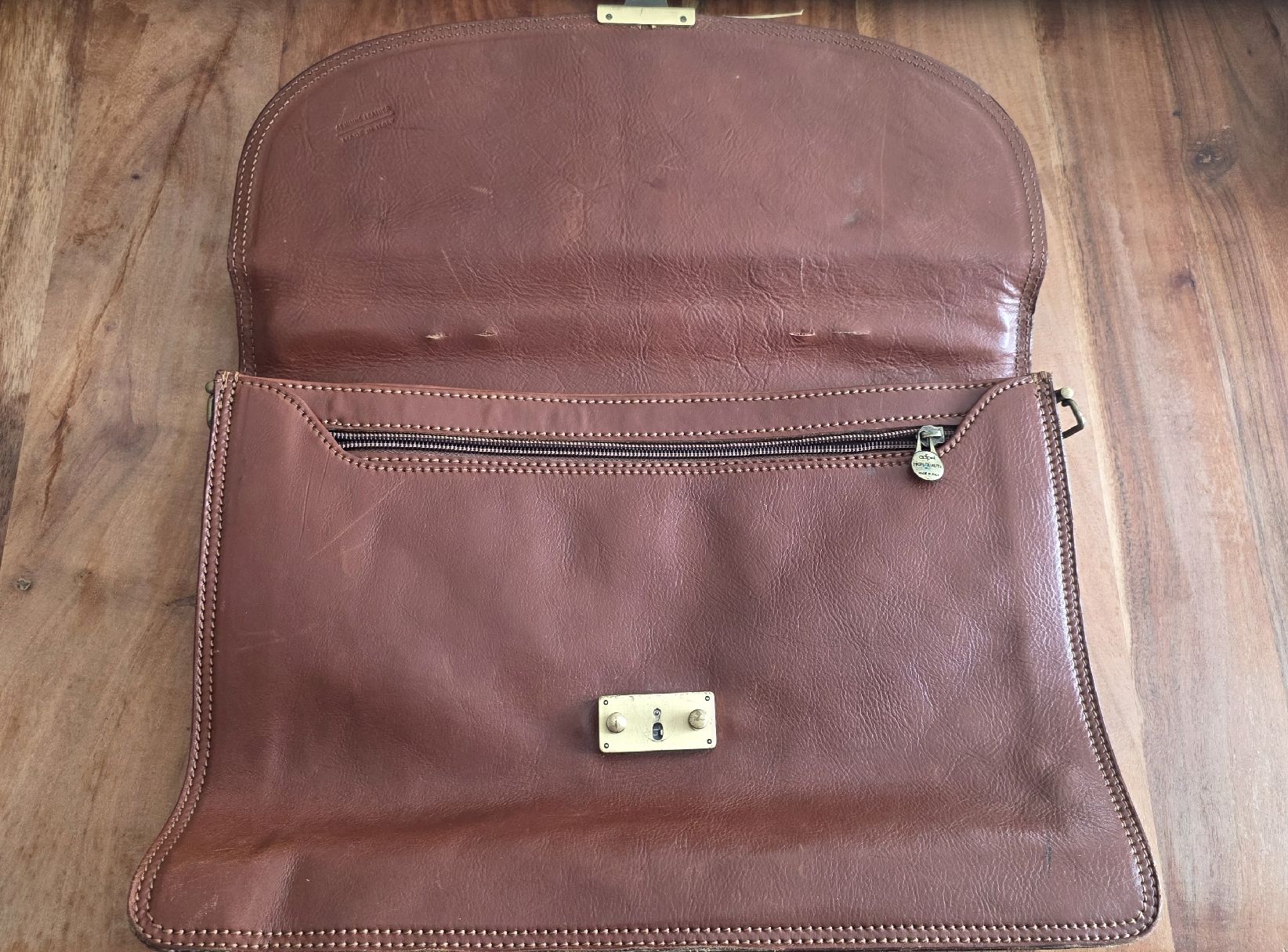 Koffer & Taschen: Hochwertige Leder Aktentasche Adpel – Made in Italy – Gebraucht aus Kriens von ns_swiss_trading 3