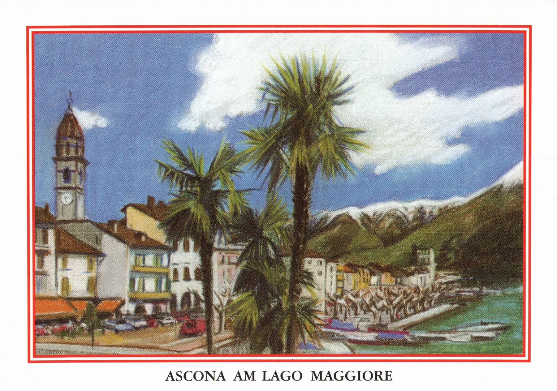 Cartoline postali: Ascona am Lago Maggiore, alte Ansichtskarte – Nuovo (secondo la descrizione) da Zürich venduto da 1.Simon