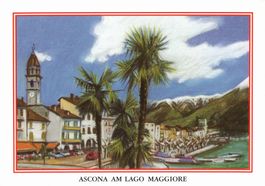 Ascona am Lago Maggiore, alte Ansichtskarte