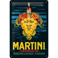 Blechschild 3D-MARTINI VERMOUTH GRAPES