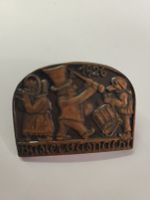 Basler Fasnacht Plakette 1926 Metall gebrauchter Zustand